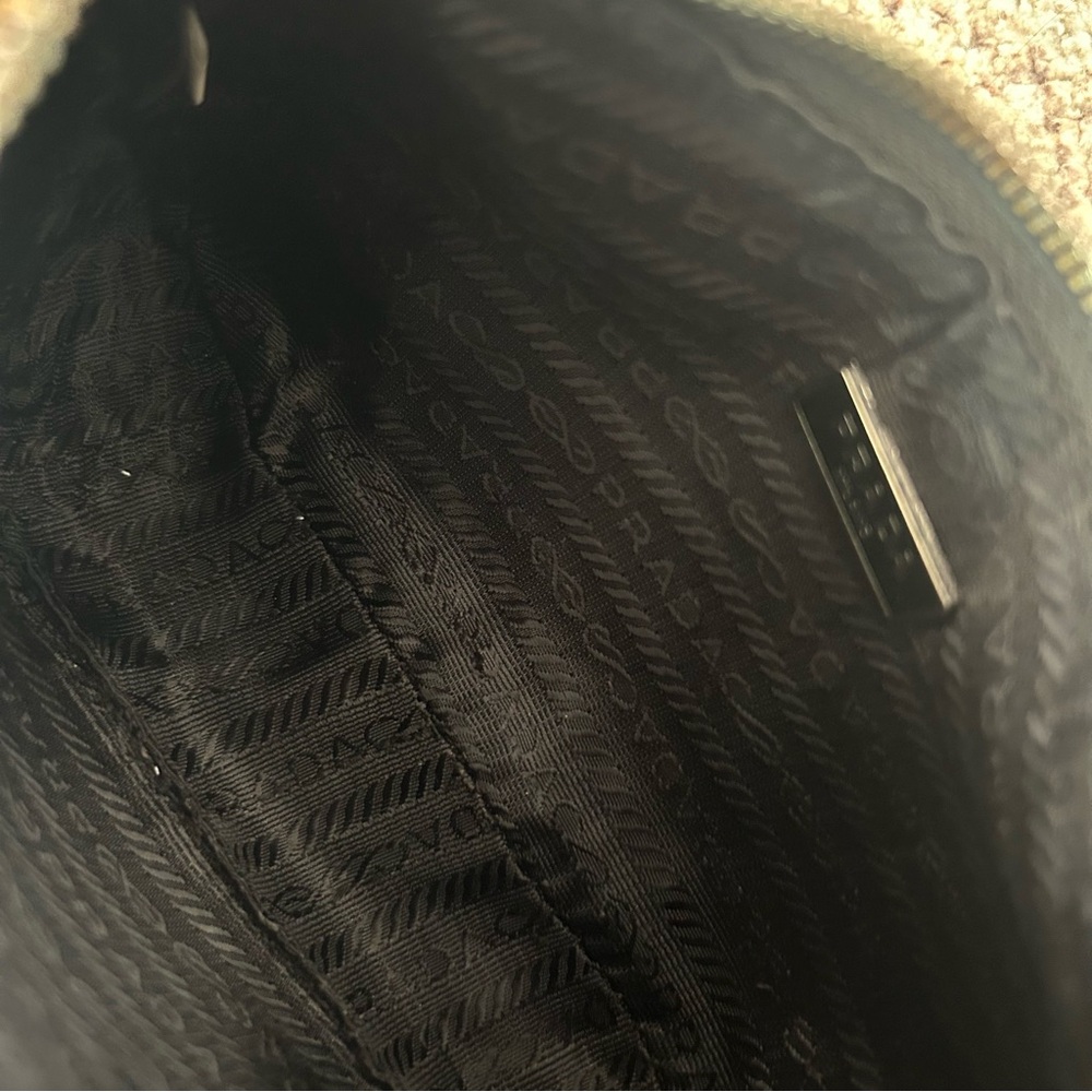 Prada Black Shoulder Bag with Silver Chain - Picture 10 of 16